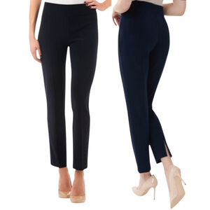 Joseph Ribkoff Black Silky Knit Midrise Trousers Size 14